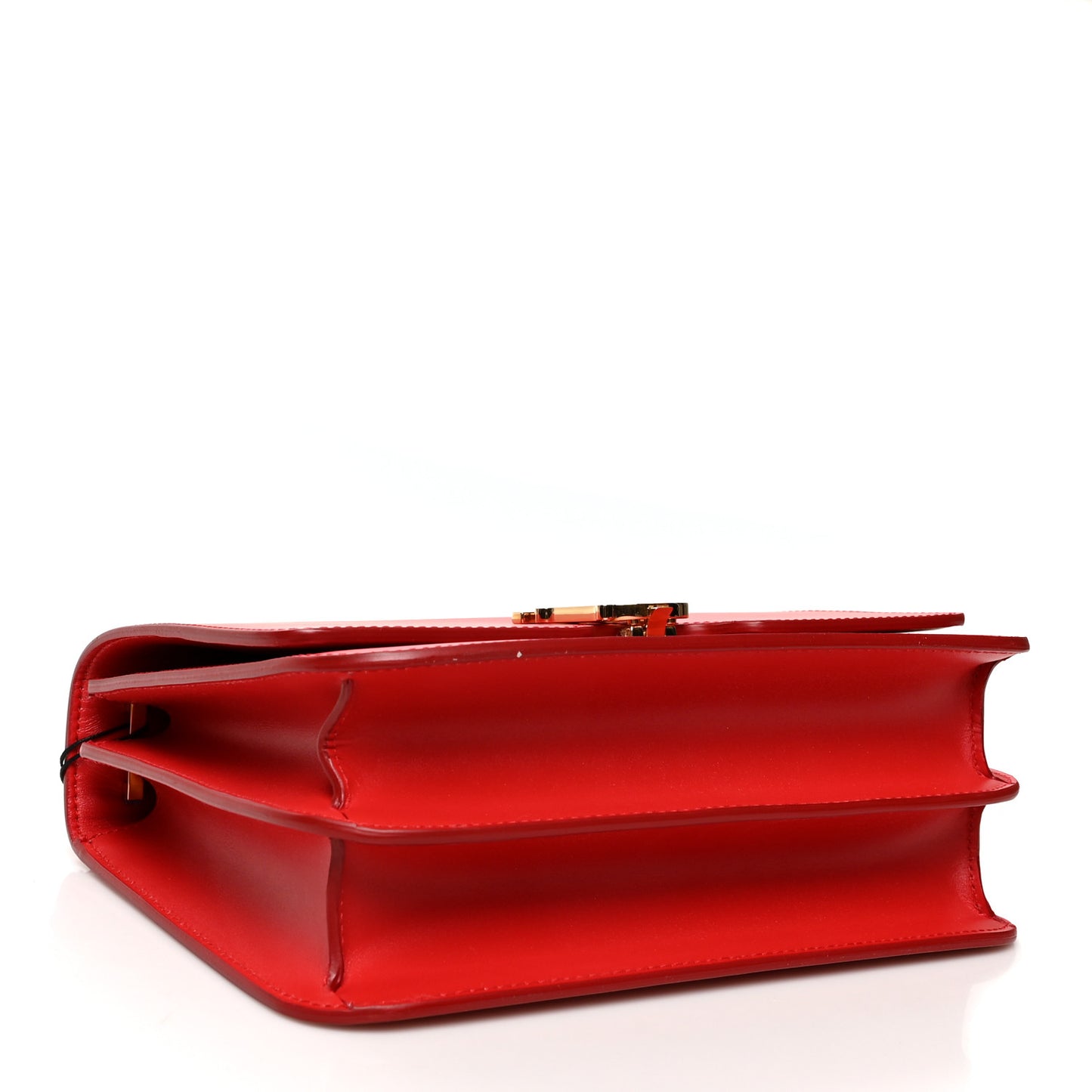 Calfskin Medium TB Bag Bright Red