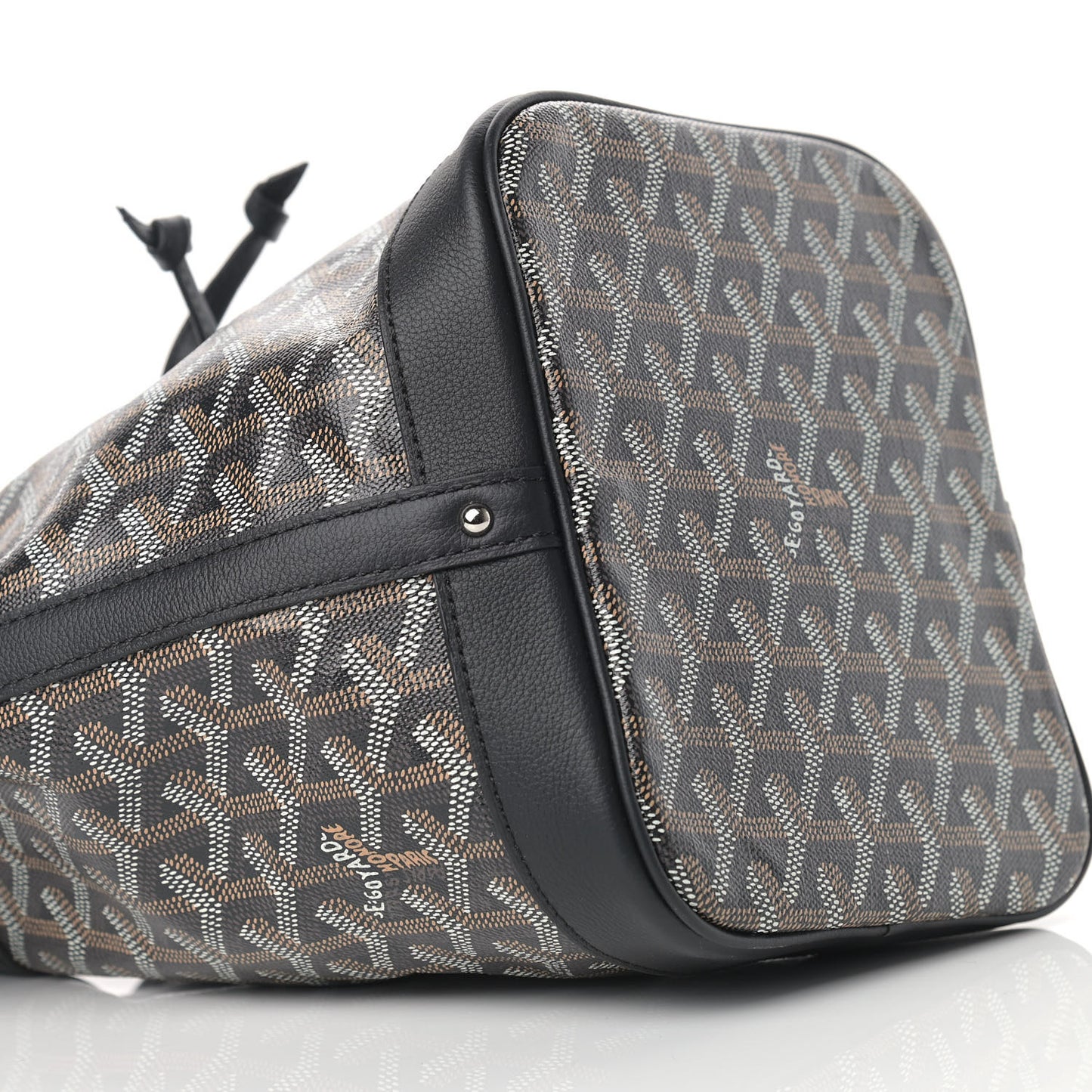 Goyardine Petit Flot Bucket Bag PM Black