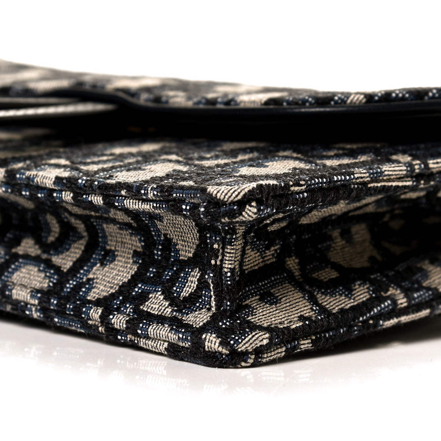 Oblique Saddle Belt Bag Blue