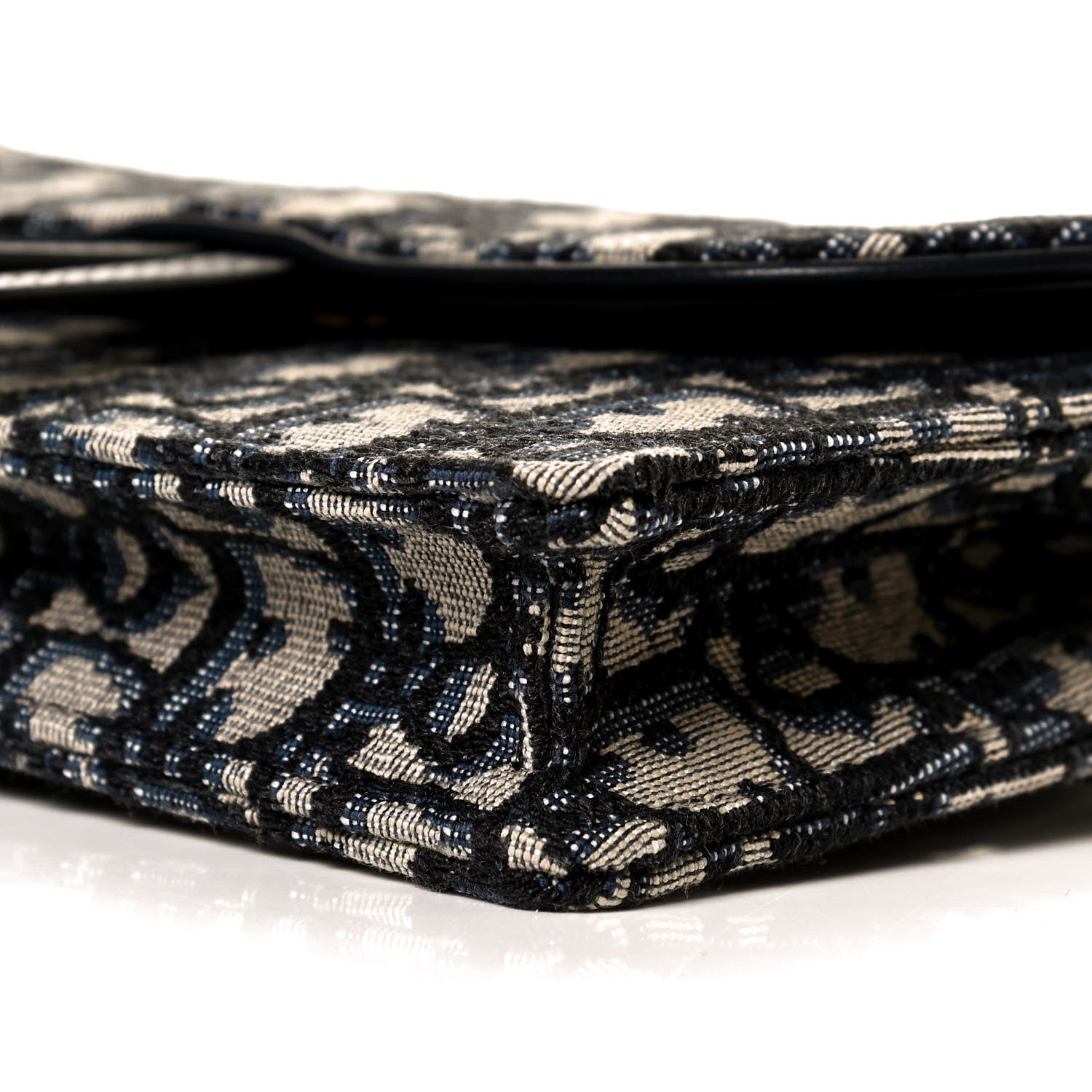 Christian Dior Oblique Saddle Belt Bag Blue 10 of 11