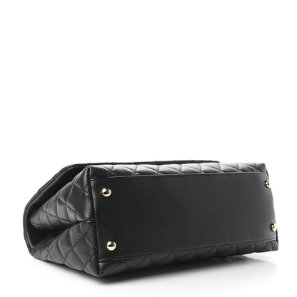 Chanel Caviar Quilted Small Coco Handle Flap Black 5 of 10