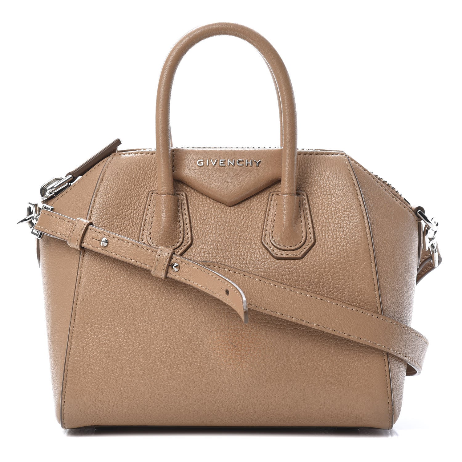 Givenchy Sugar Goatskin Mini Antigona Medium Beige 1 of 12
