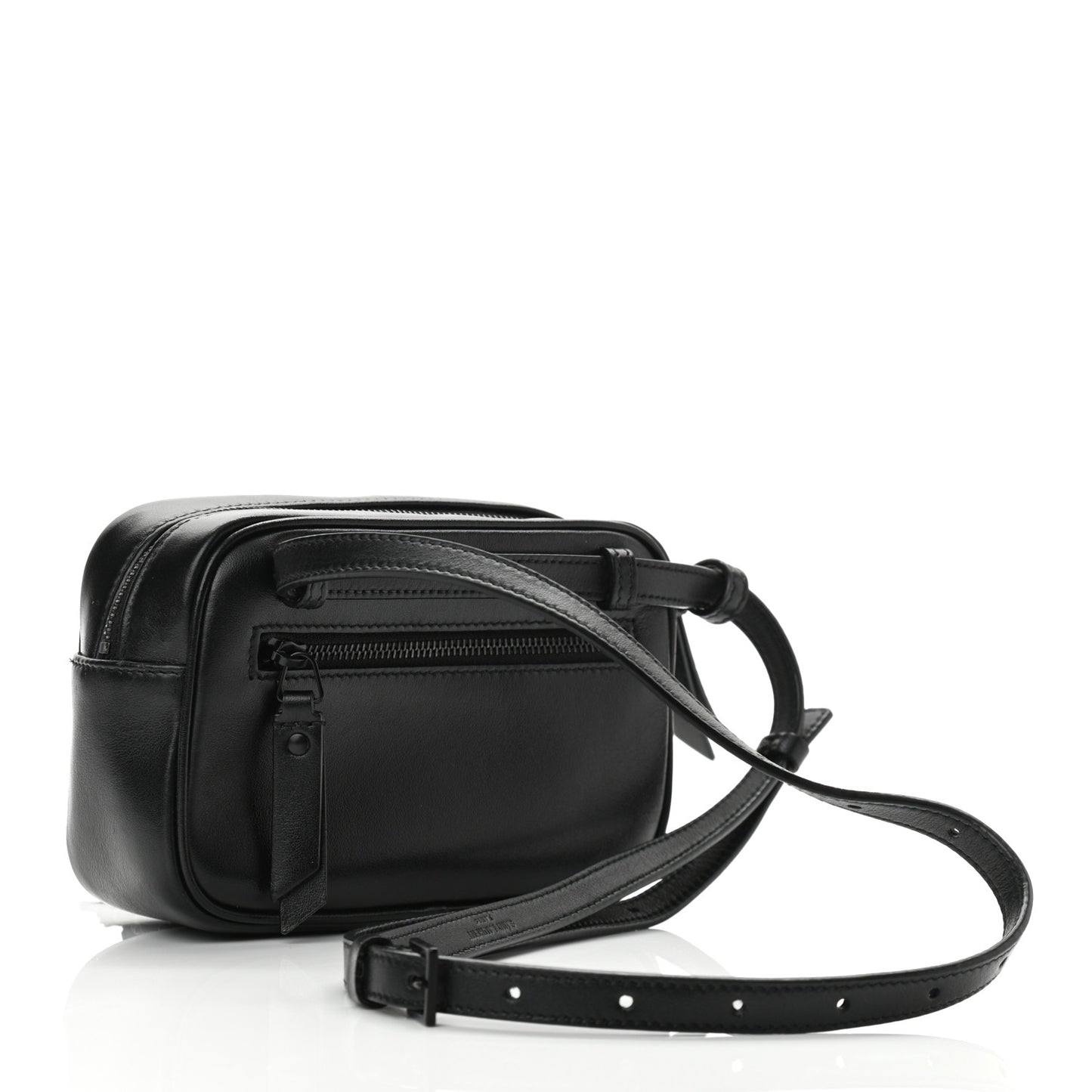 Calfskin Matelasse Monogram Lou Belt Bag Black