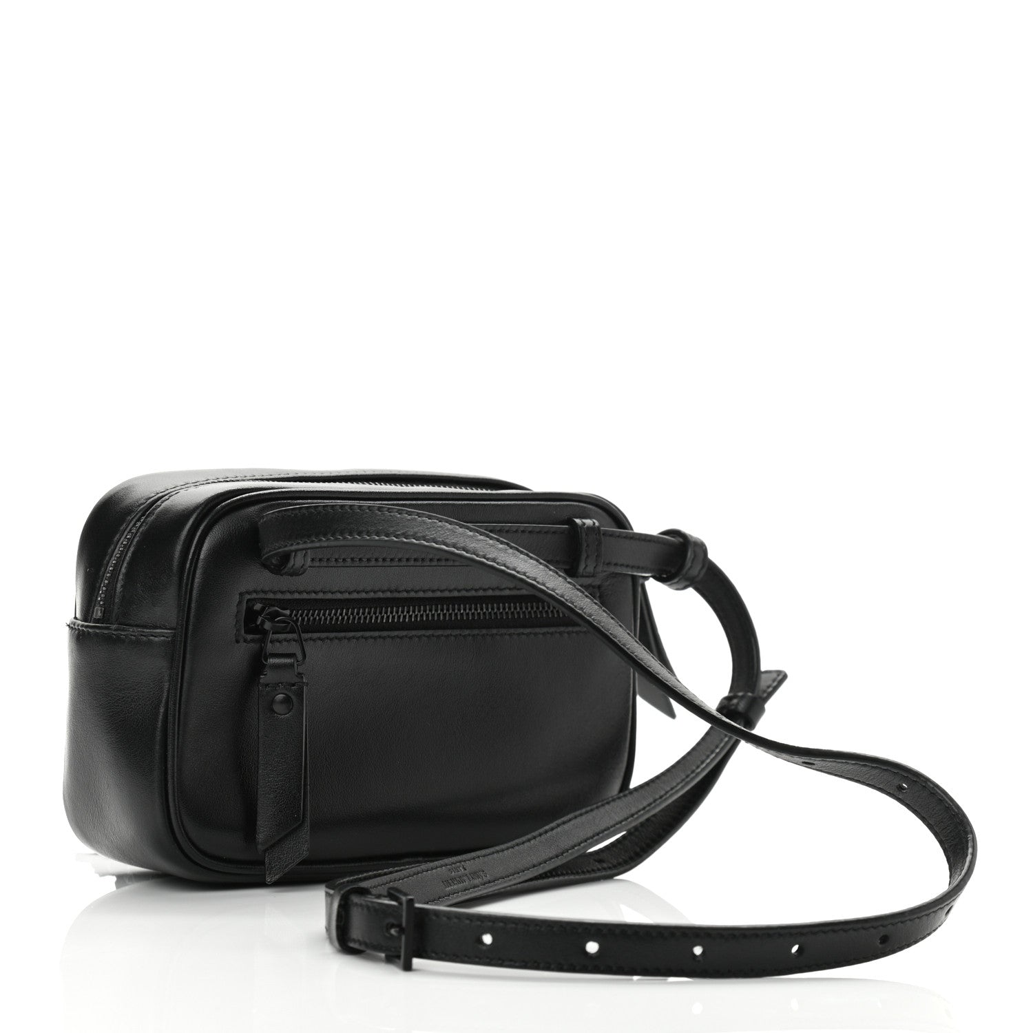 Saint Laurent Calfskin Matelasse Monogram Lou Belt Bag Black 2 of 8