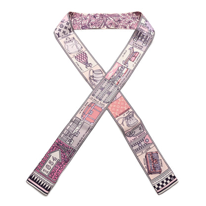 Louis Vuitton Silk Jeu De Louis BB Bandeau Pink 1 of 3