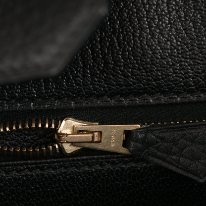 Hermes Taurillon Clemence Birkin 35 Black 21 of 24