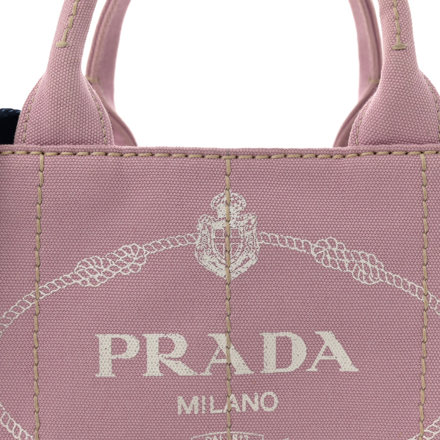 Prada Canapa Small Logo Tote Alabastro White 8 of 13