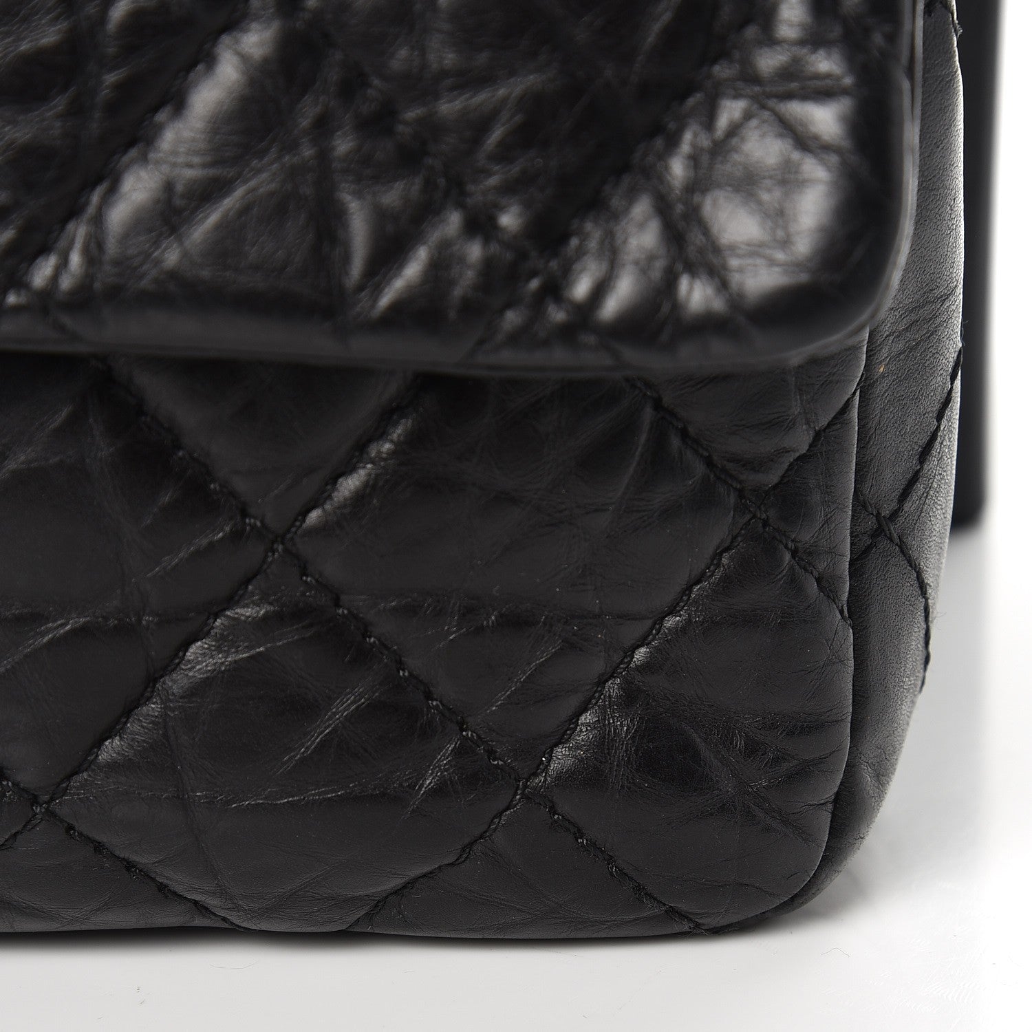 Chanel Aged Calfskin Quilted 2.55 Reissue 227 Flap Black 9 of 9