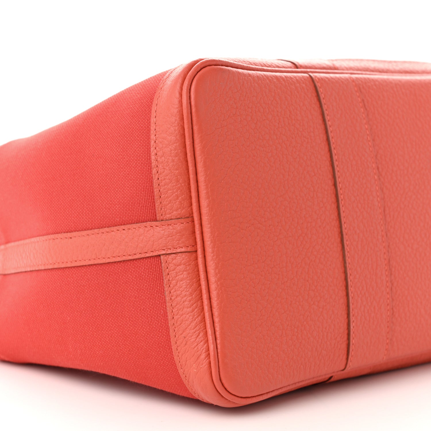 Hermes Toile Militaire Vache Country Garden Party Pockets 36 MM Rouge Tomate Capucine 9 of 15