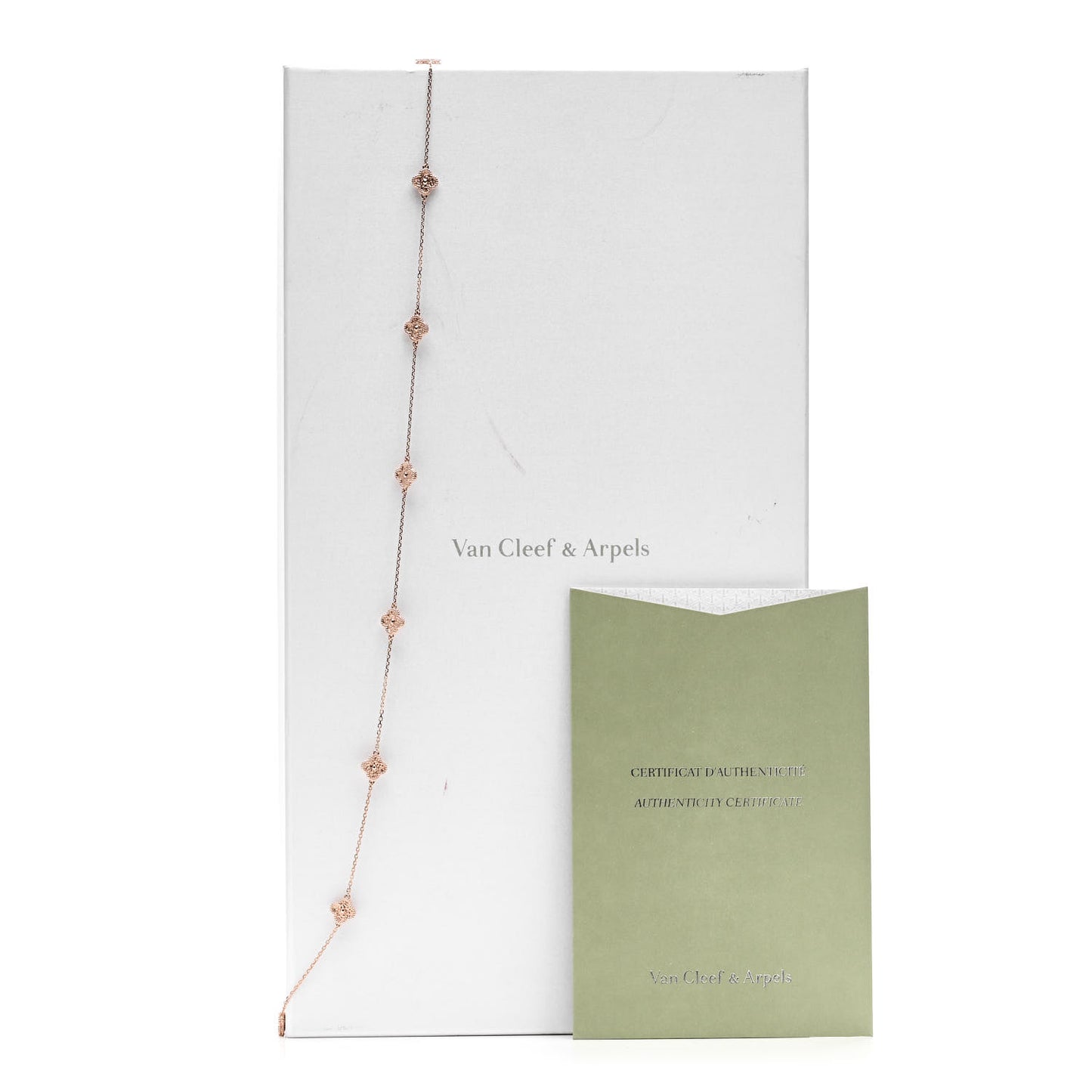 18K Rose Gold 16 Motifs Sweet Alhambra Necklace