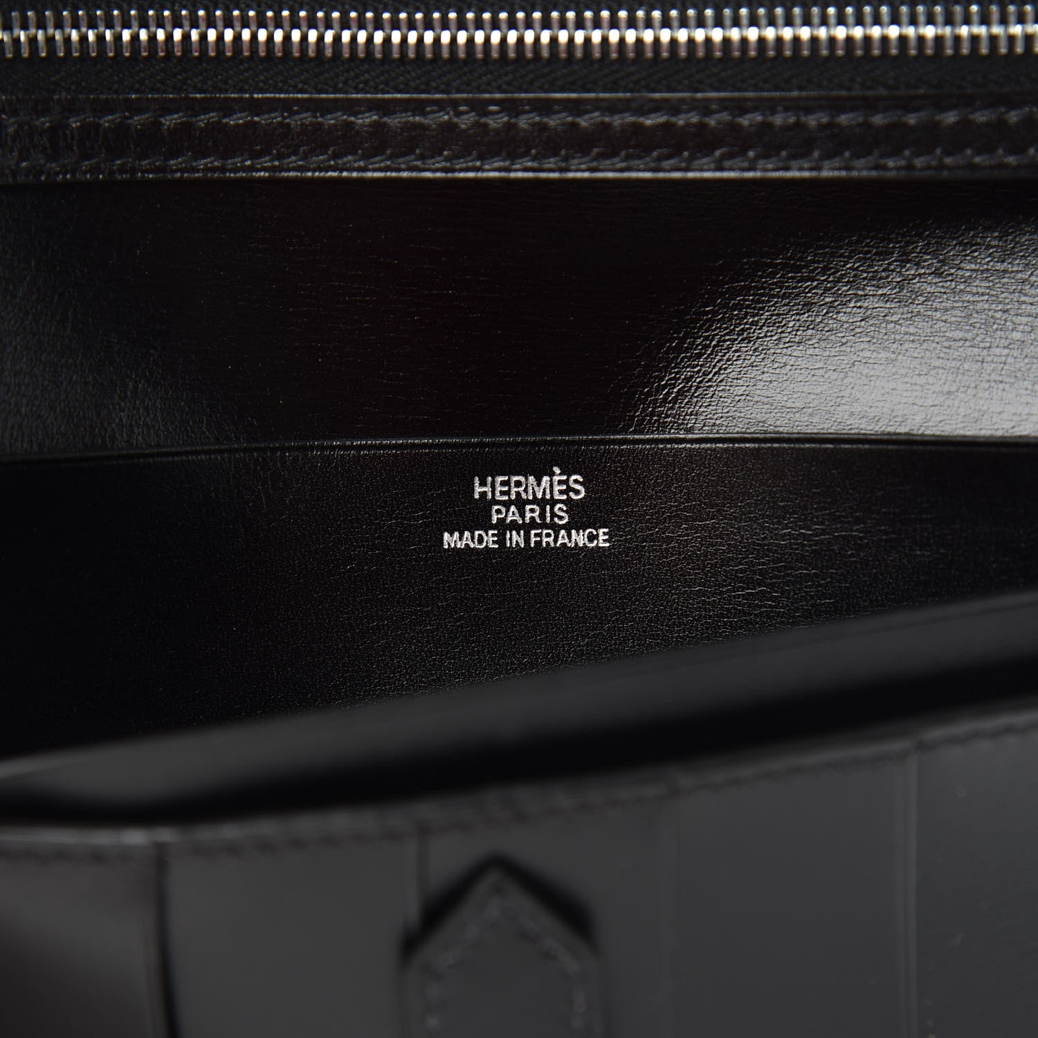 Hermes Box Bearn Wallet Black 6 of 7