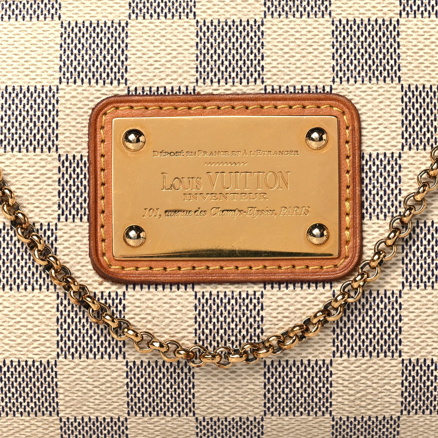 Louis Vuitton Damier Azur Eva Clutch 8 of 10