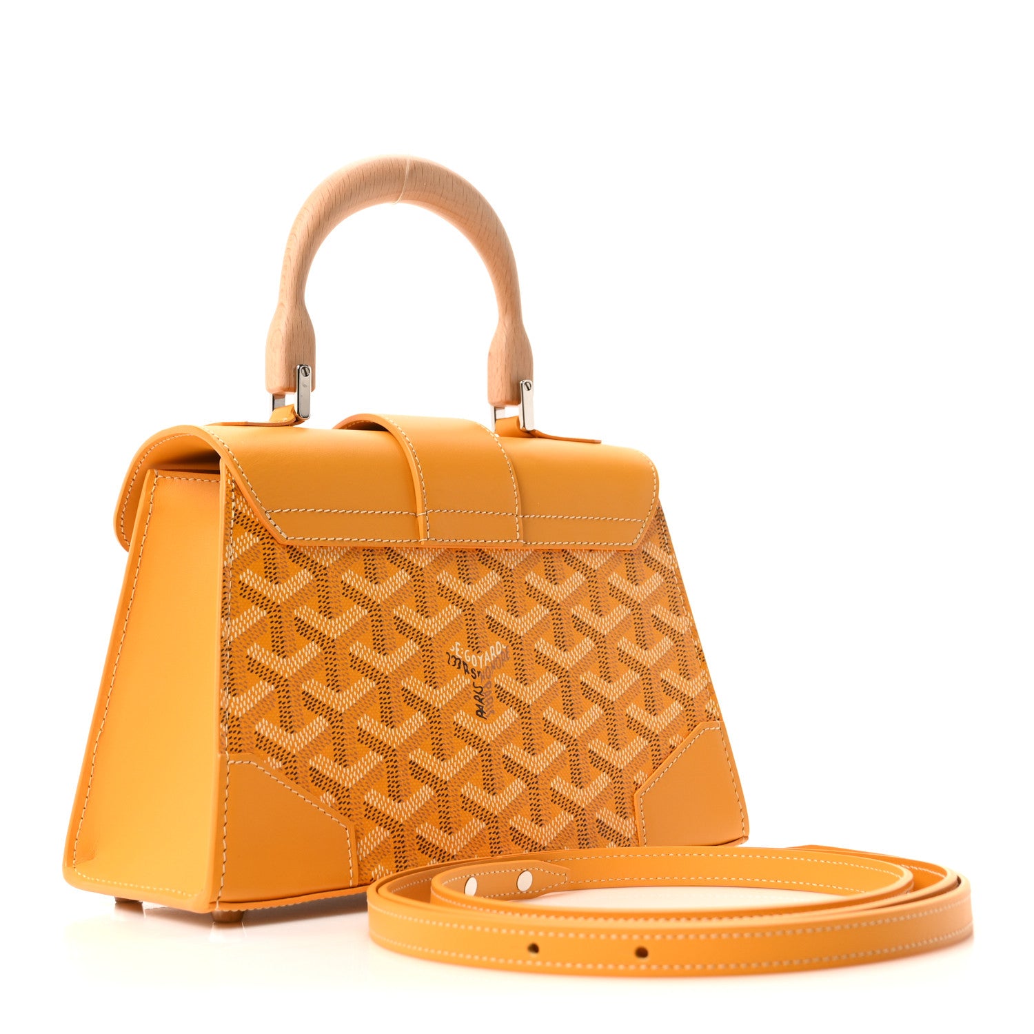 Goyard Goyardine Structure Mini Saigon Yellow 3 of 9