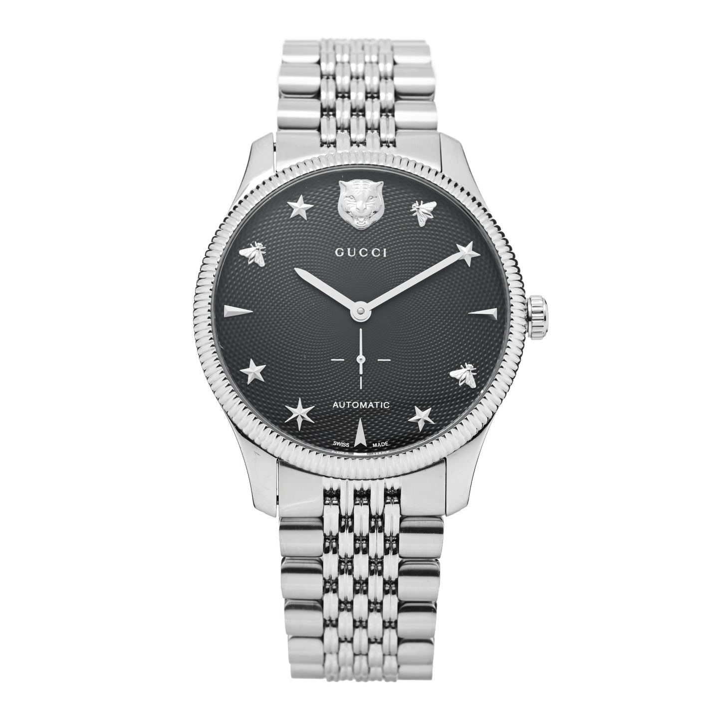 Stainless Steel 40mm G-Timeless Charm Automatic Watch Black
