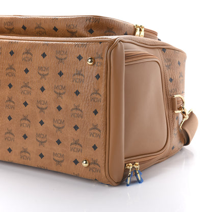 MCM Visetos Large Golf Bag Cognac 6 of 7