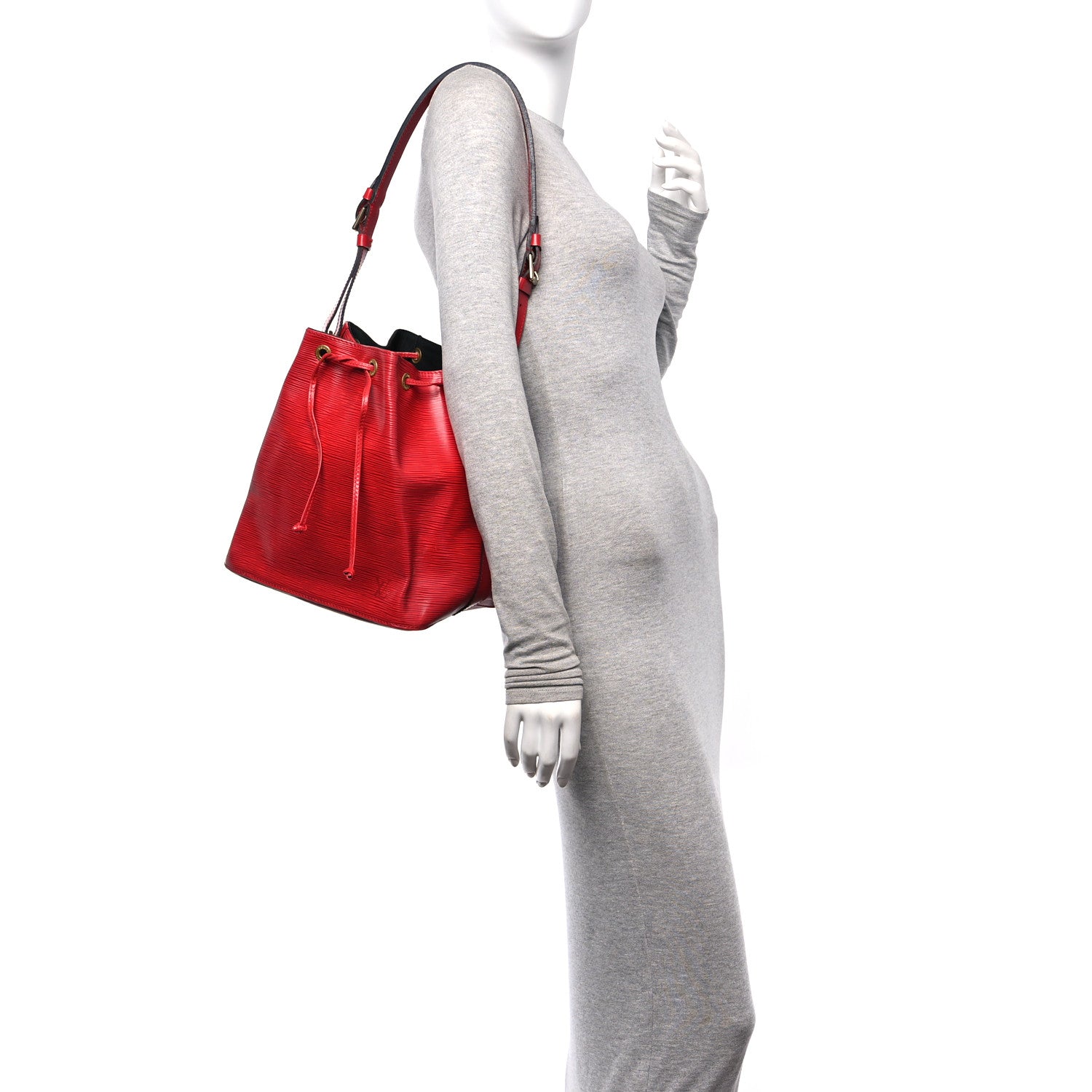 Louis Vuitton Epi Petit Noe Castillan Red 2 of 12