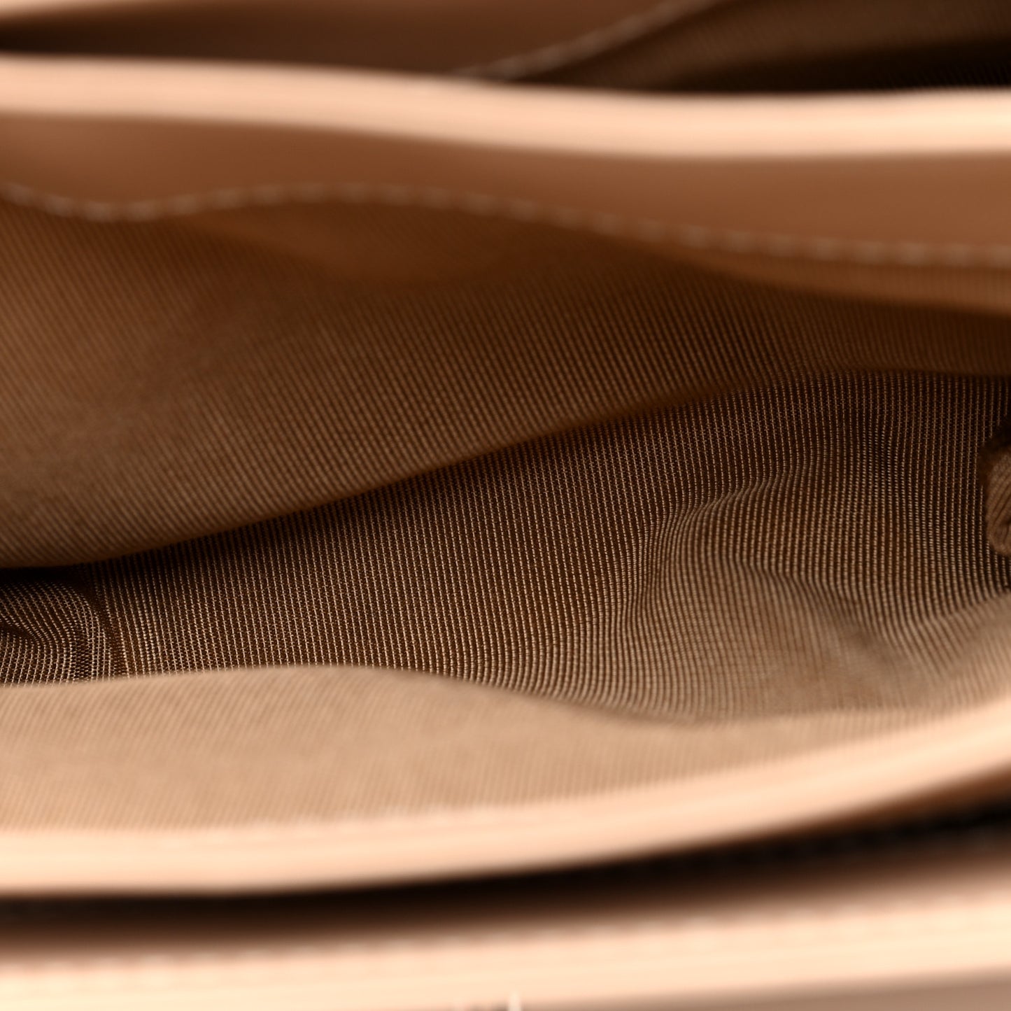 Calfskin Mini Tramezzo Flap Beige