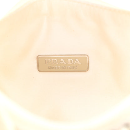 Prada Satin Crystal Mini Re-Edition 2000 Bag White 6 of 12