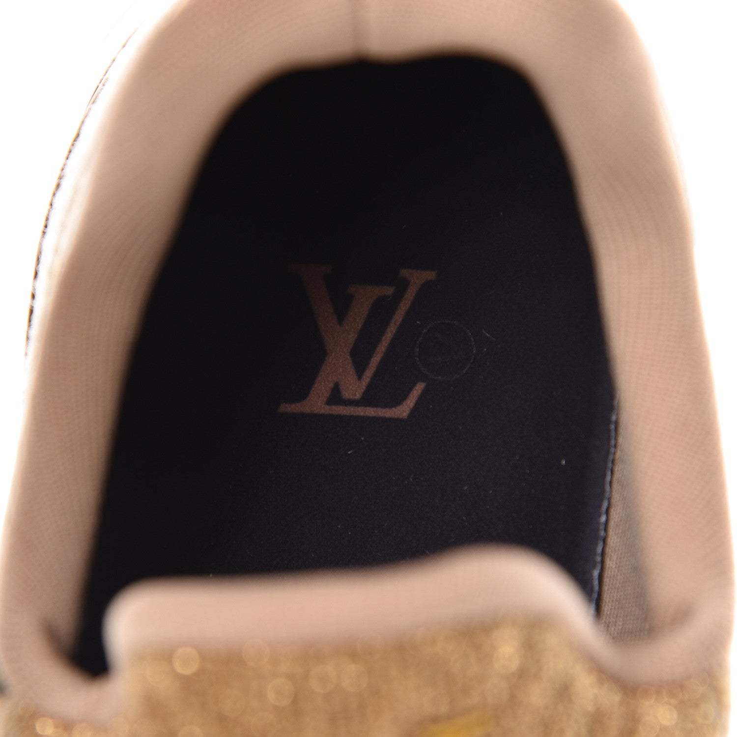 Louis Vuitton Technical Knit Mens V.N.R Sneakers 8.5 Gold 9 of 11
