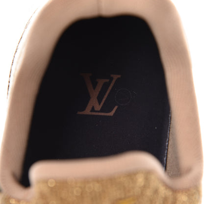 Louis Vuitton Technical Knit Mens V.N.R Sneakers 8.5 Gold 9 of 11