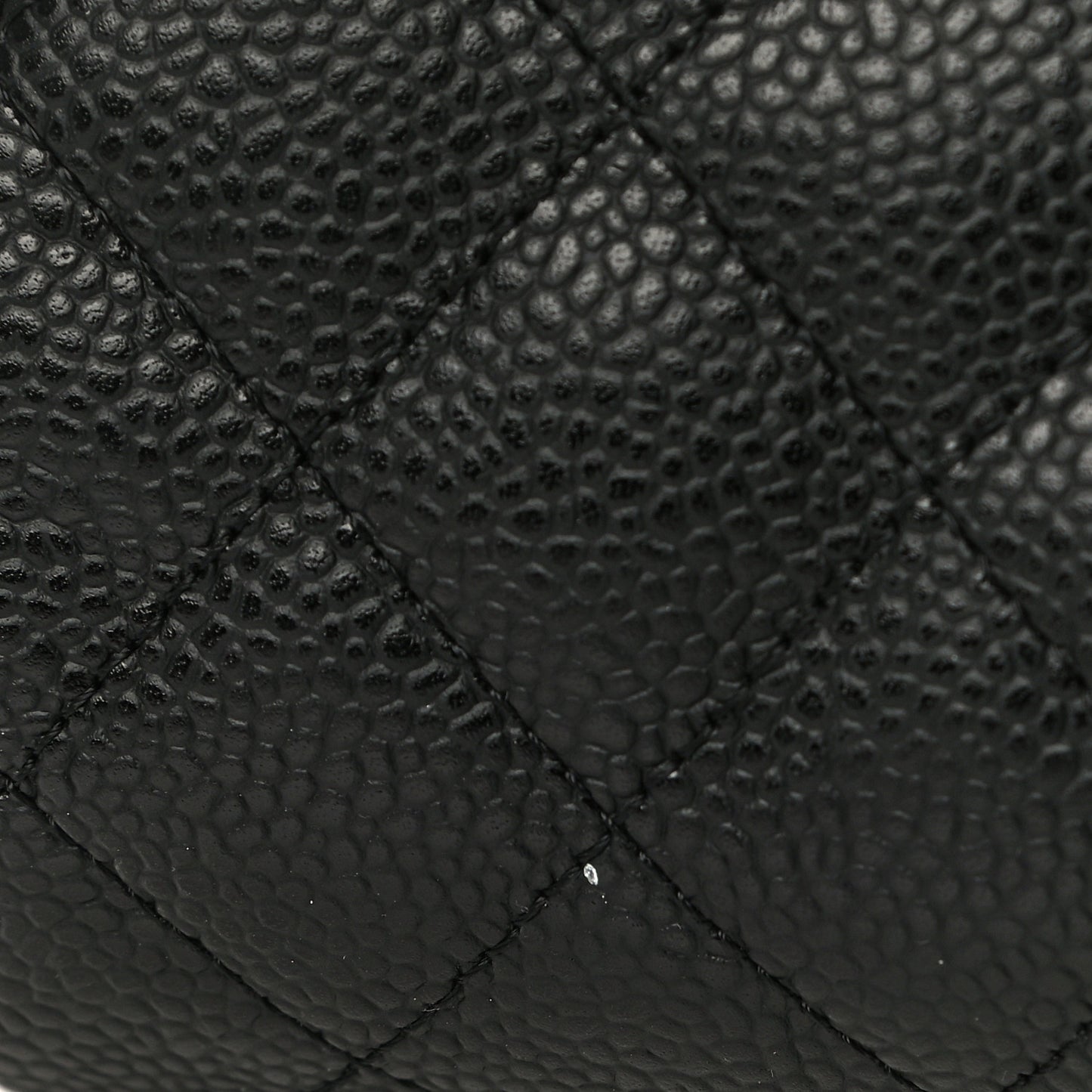 Caviar Quilted Timeless Clutch Black