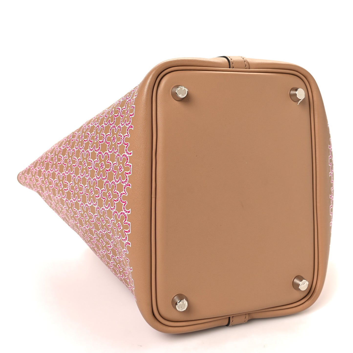 Swift Lucky Daisy Picotin Lock 18 PM Chai Rose White