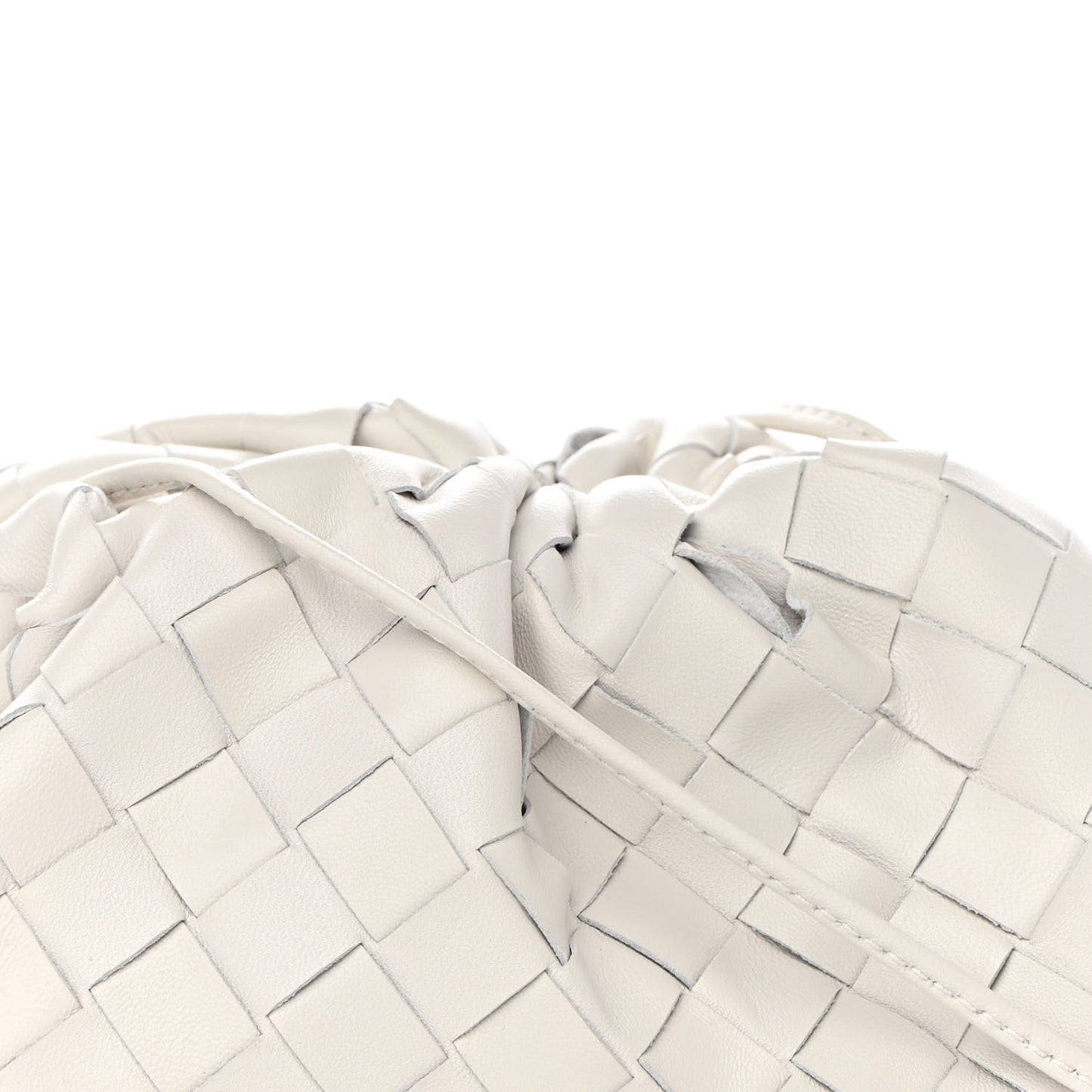 Nappa Intrecciato The Mini Pouch Chalk