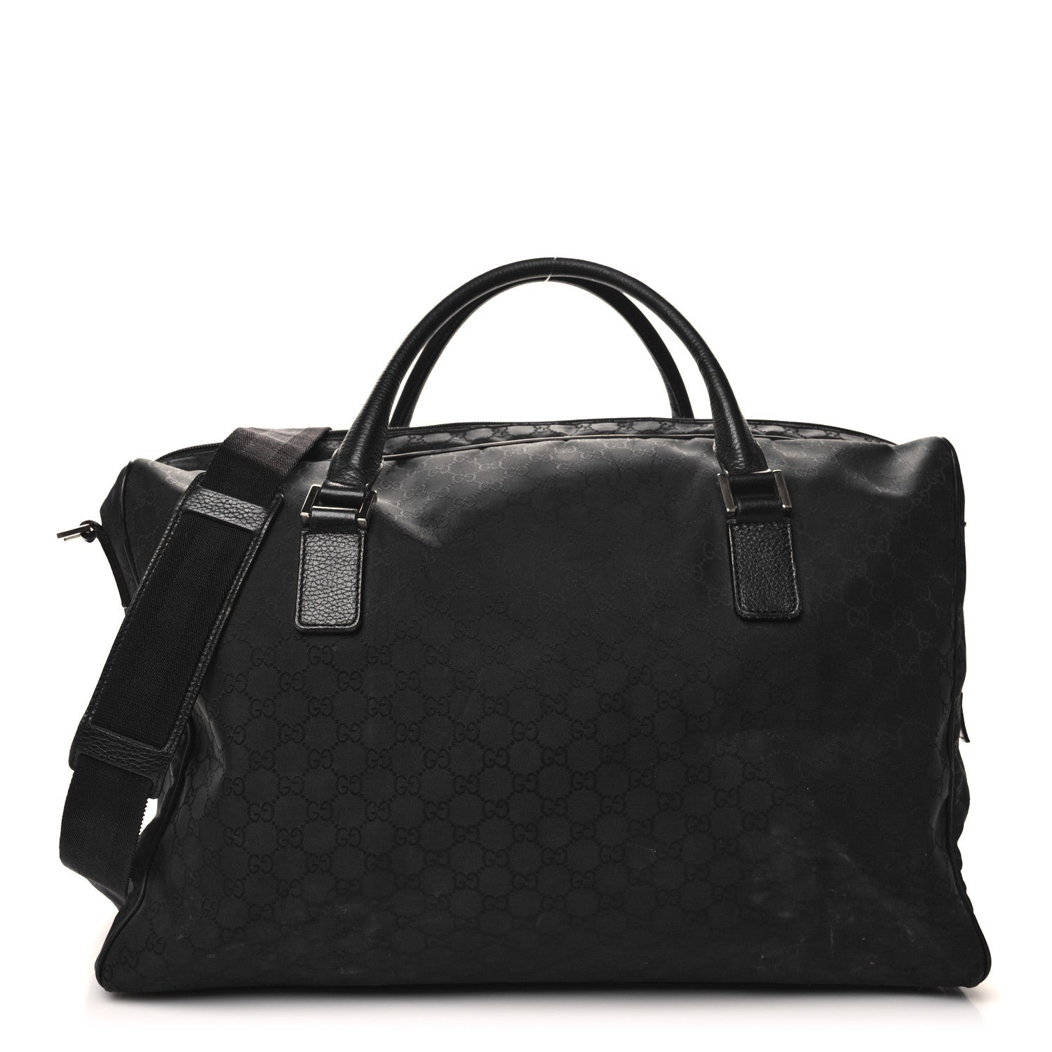 Gucci Nylon Monogram Large Duffle Bag Black 1 of 13