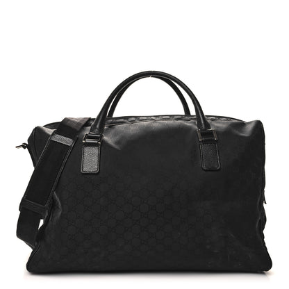 Gucci Nylon Monogram Large Duffle Bag Black 1 of 13