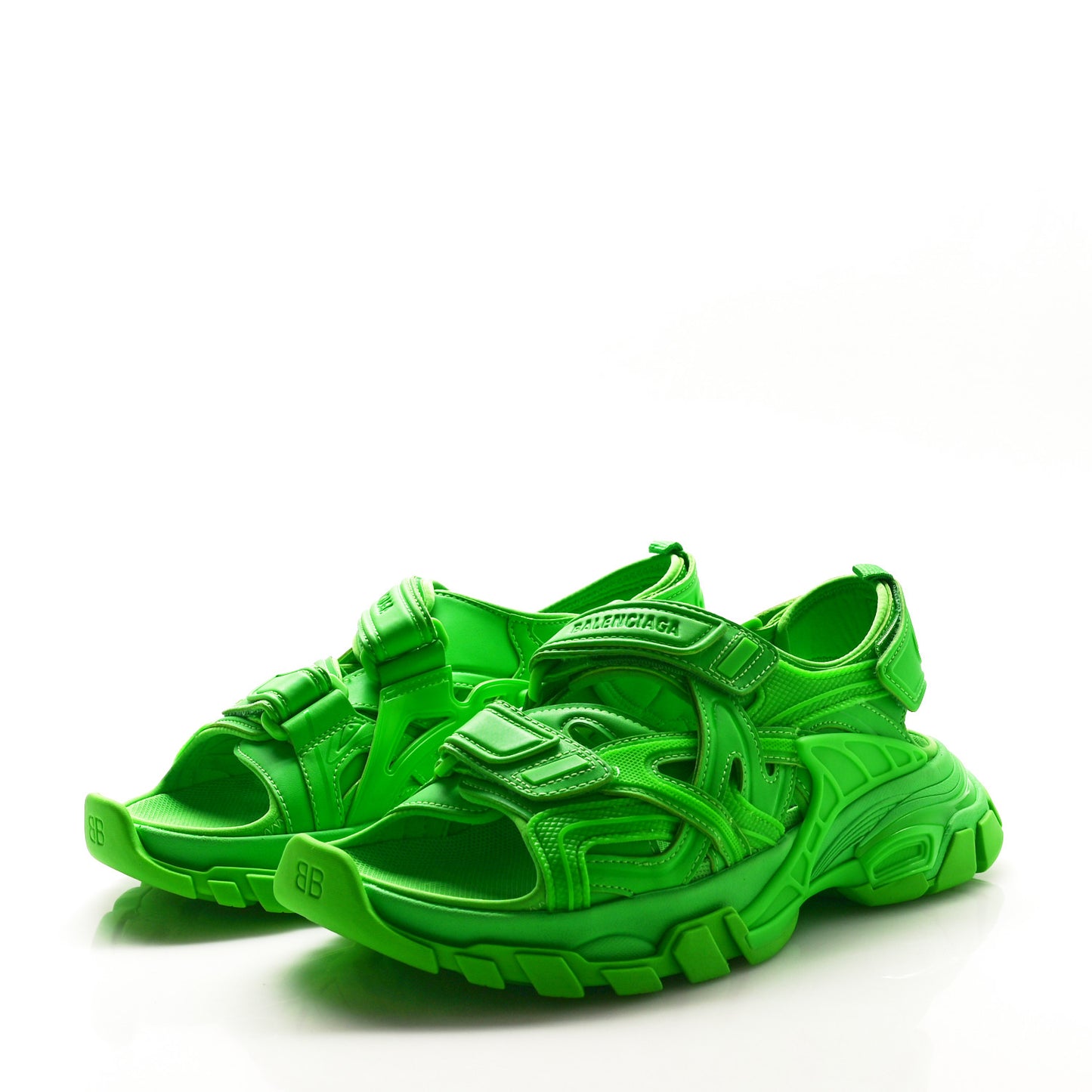 Neoprene Mens Track Sandals 39 Fluo Green