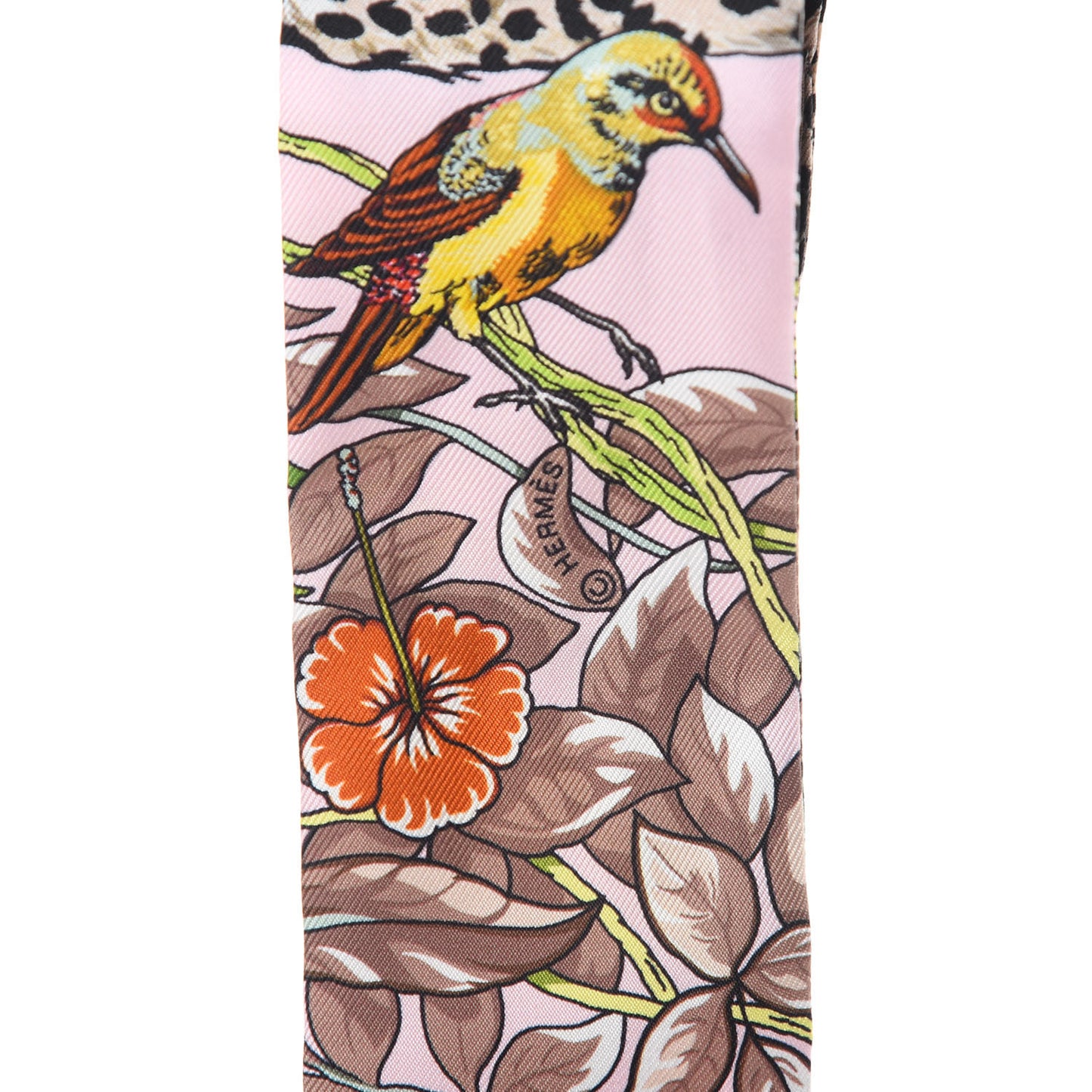 Silk Jungle Love Love Twilly Rose Pale Etoupe