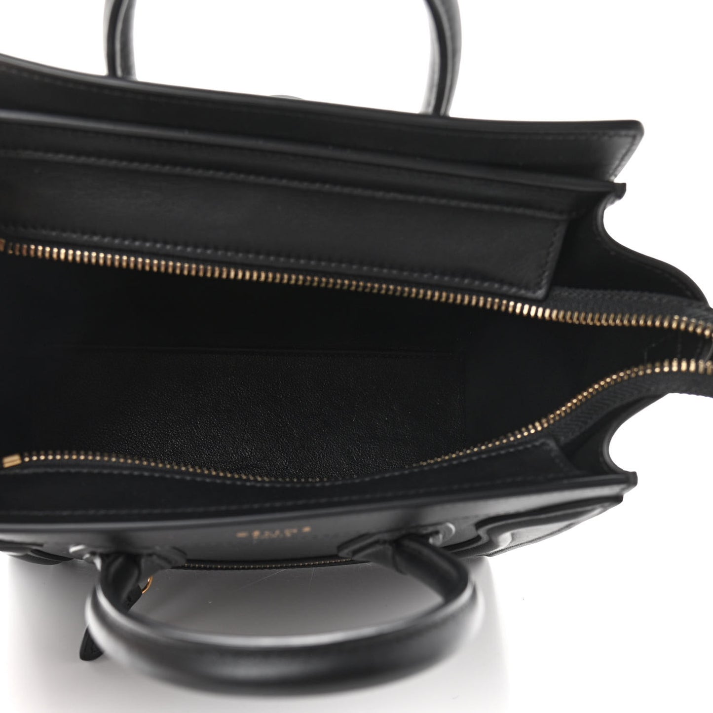 Smooth Calfskin Nano Luggage Black