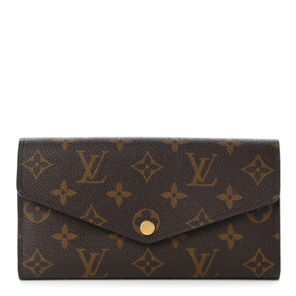 Louis Vuitton Monogram Sarah Wallet NM Rose Ballerine 1 of 6
