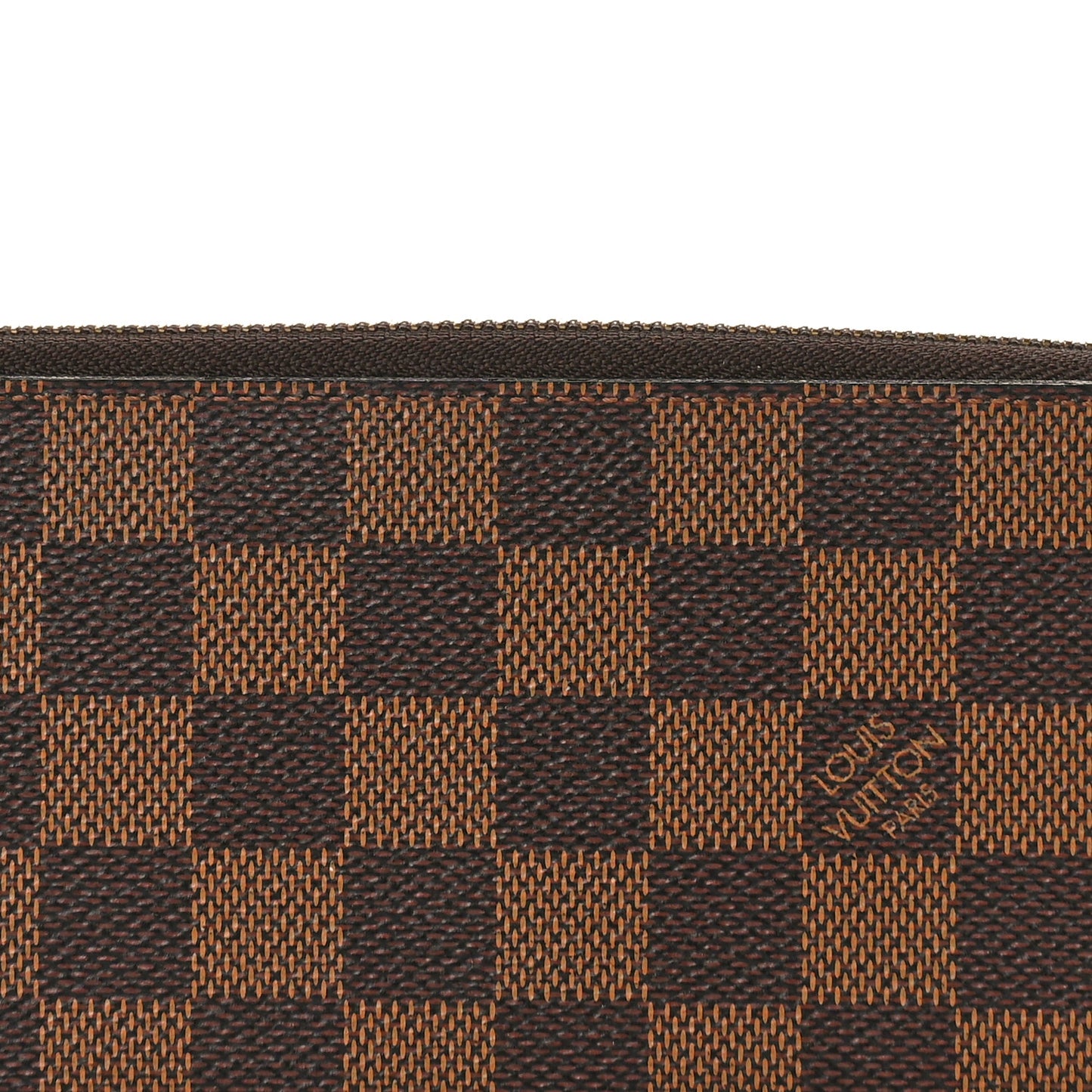Damier Ebene Clemence Wallet Cherry