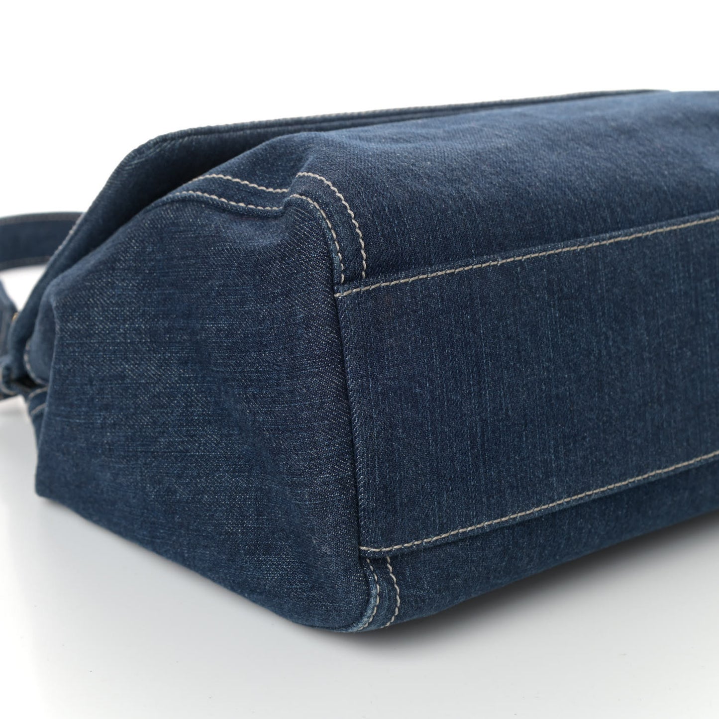 Denim Large Miss Sicily Satchel Blue