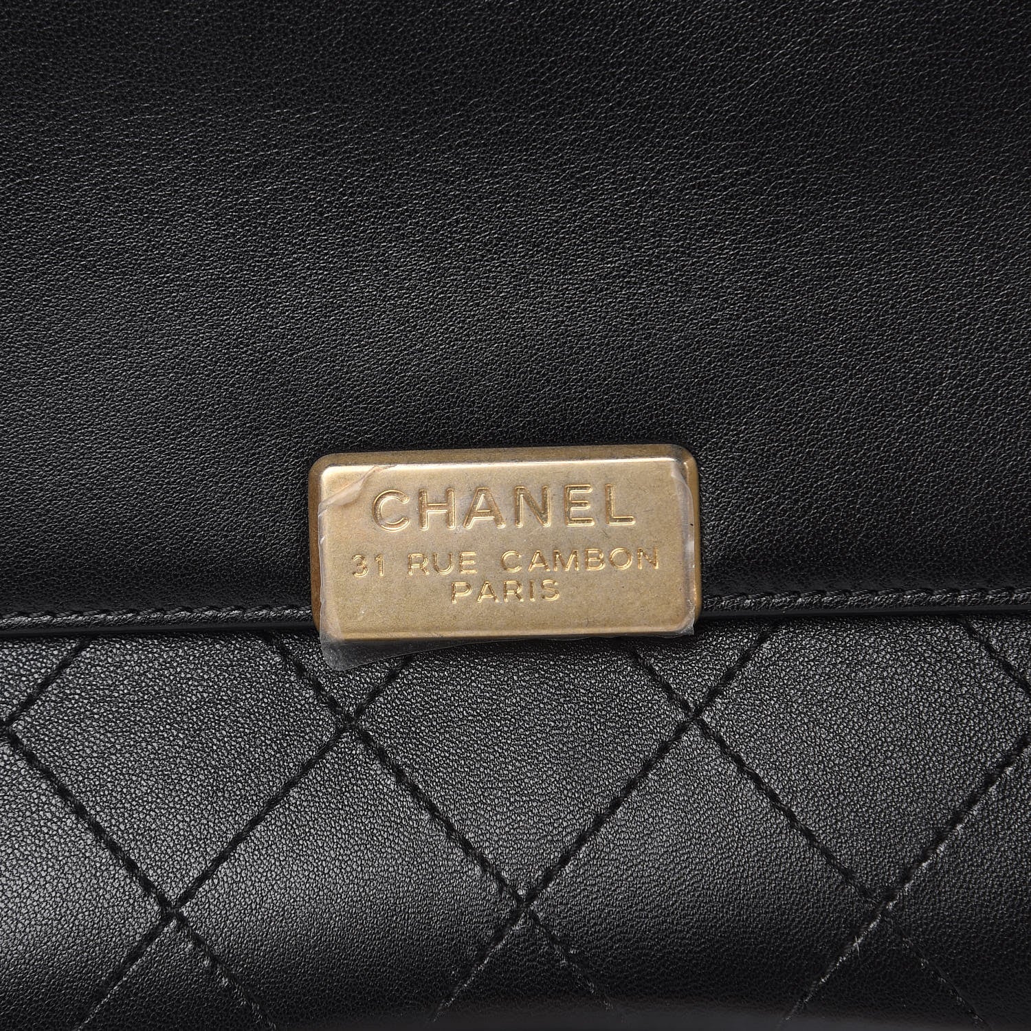 Chanel Lambskin Stitched Coco Luxe Medium Flap Black 9 of 12