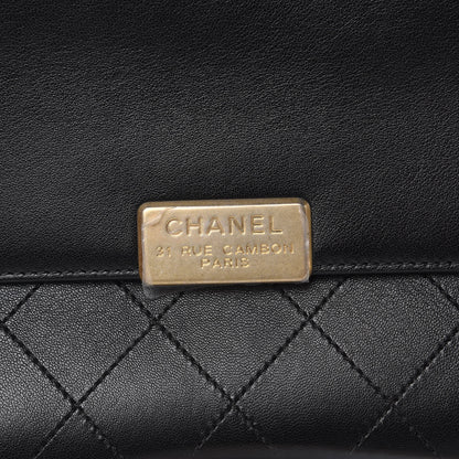 Chanel Lambskin Stitched Coco Luxe Medium Flap Black 9 of 12