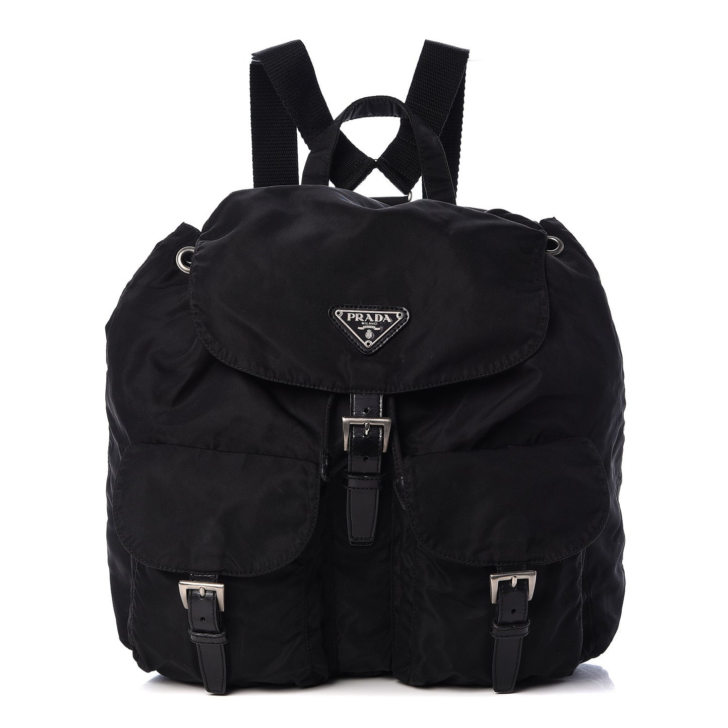 Nylon Vela Medium Backpack Black