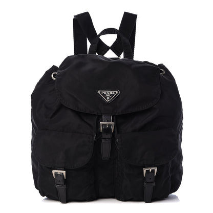Prada Nylon Vela Medium Backpack Black 1 of 11