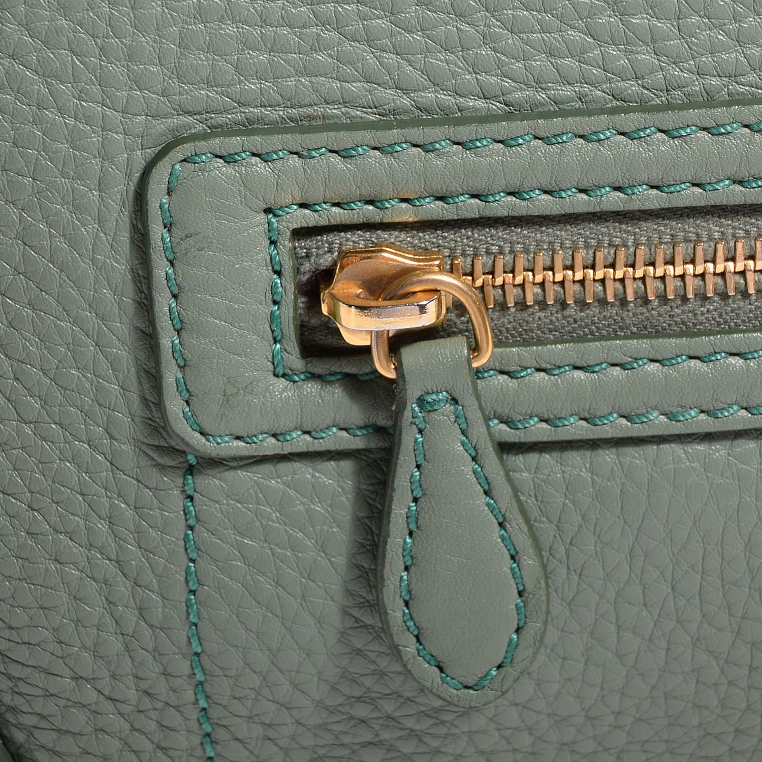 Celine Pebbled Leather Mini Luggage Almond 10 of 10