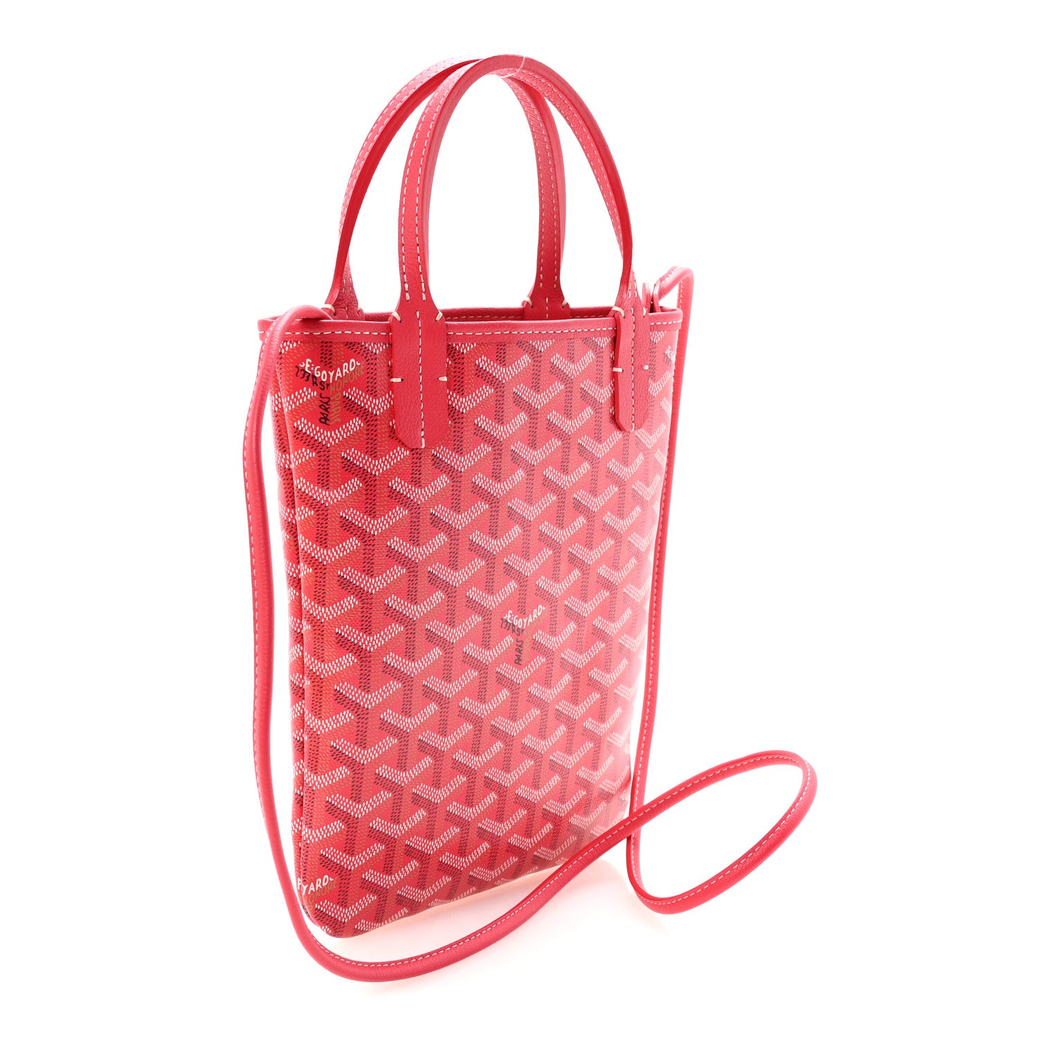 Goyard Goyardine Le Jardin Poitiers Tote PM Fuchsia 1798627