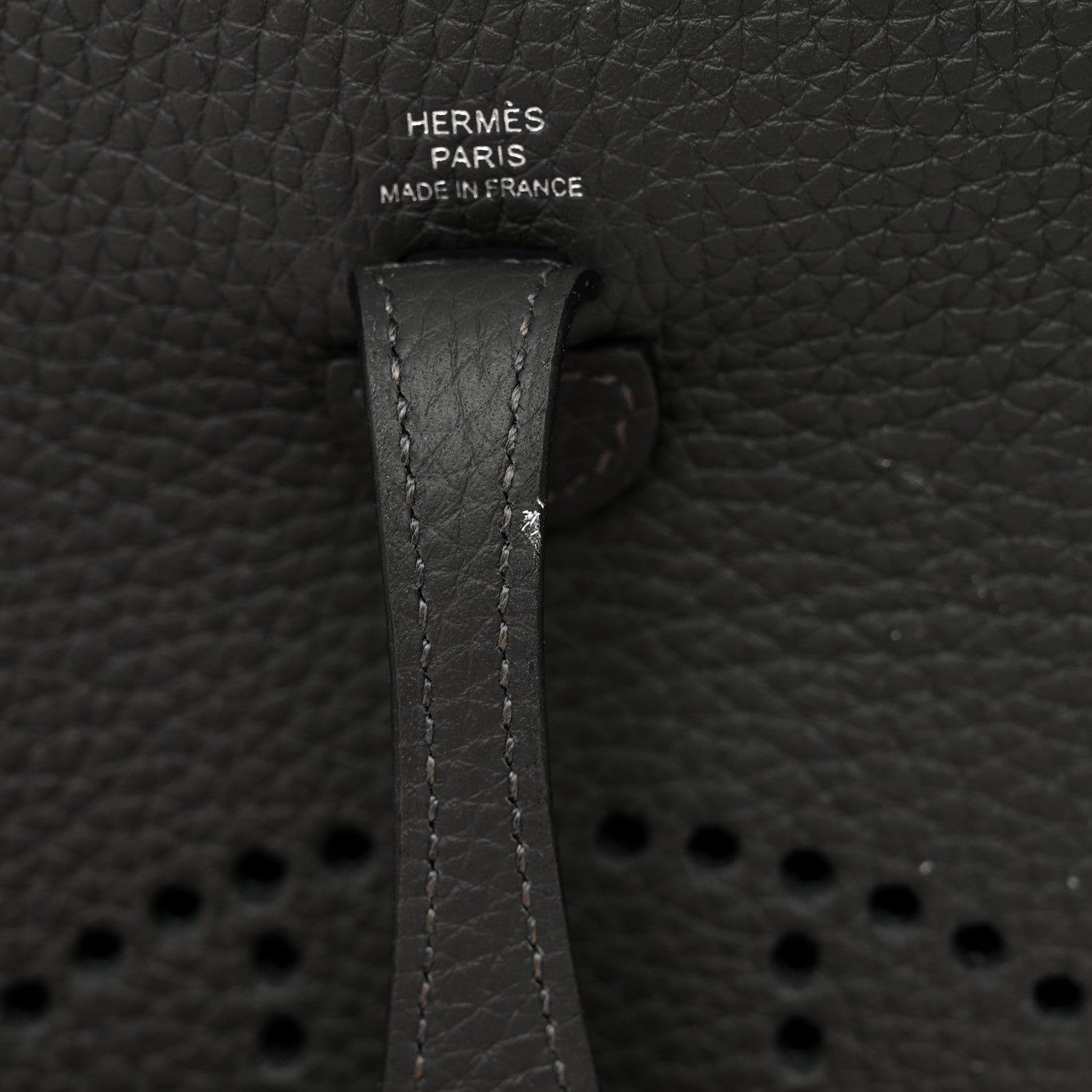 Hermes Taurillon Clemence Amazone Evelyne TPM Gris Meyer Black 11 of 13