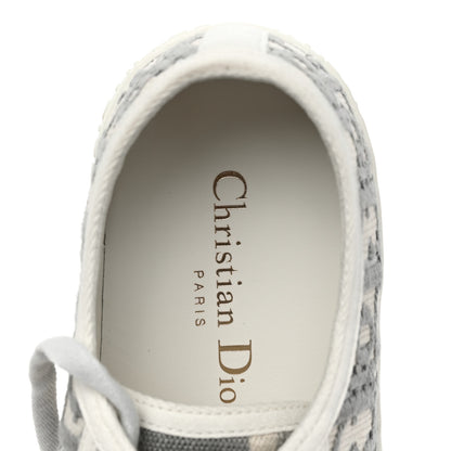 Christian Dior Canvas Oblique Walk'N'Dior Low Top Sneakers 36.5 Grey Stone 7 of 7