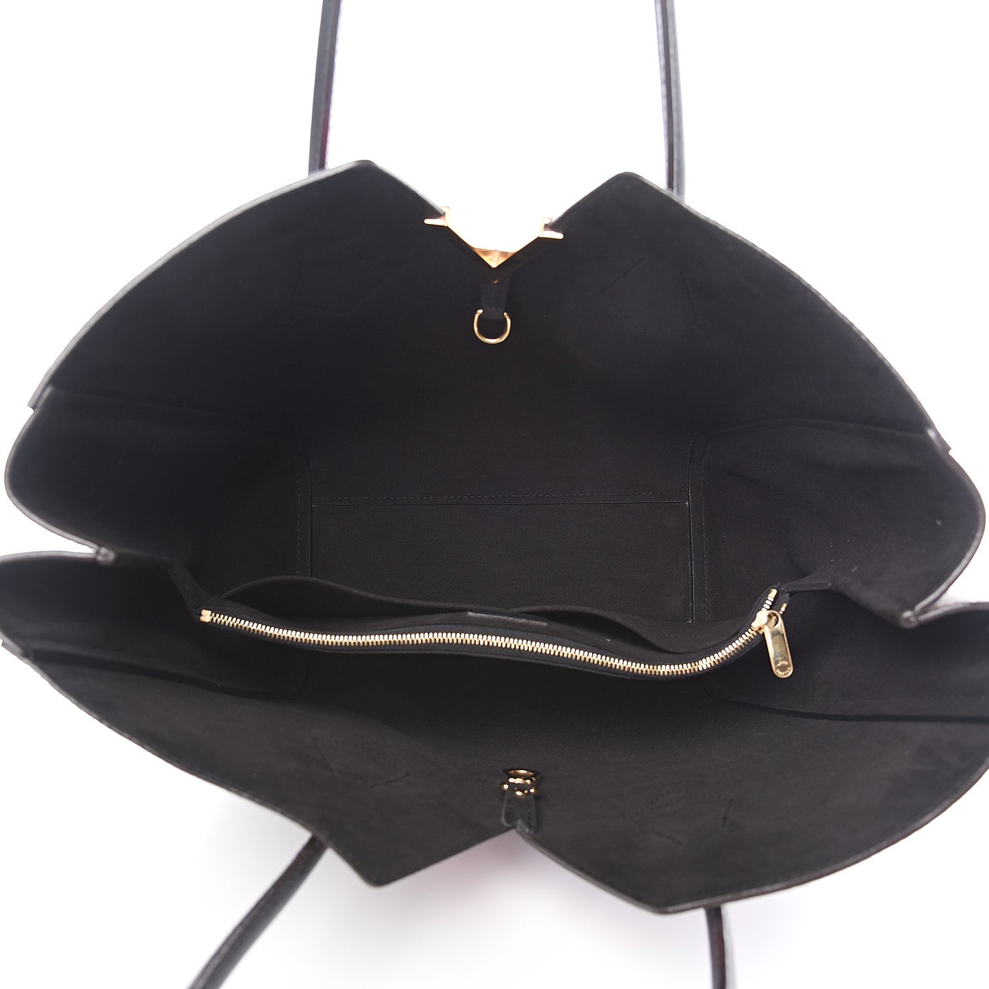 Calfskin Monogram Kimono Tote MM Rouge Navy