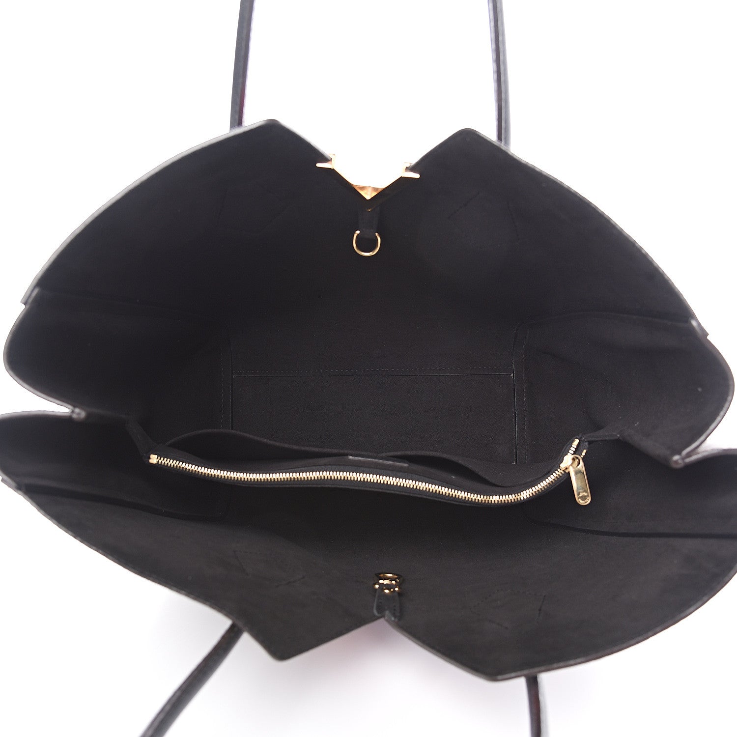 Louis Vuitton Calfskin Monogram Kimono Tote MM Rouge Navy 4 of 10