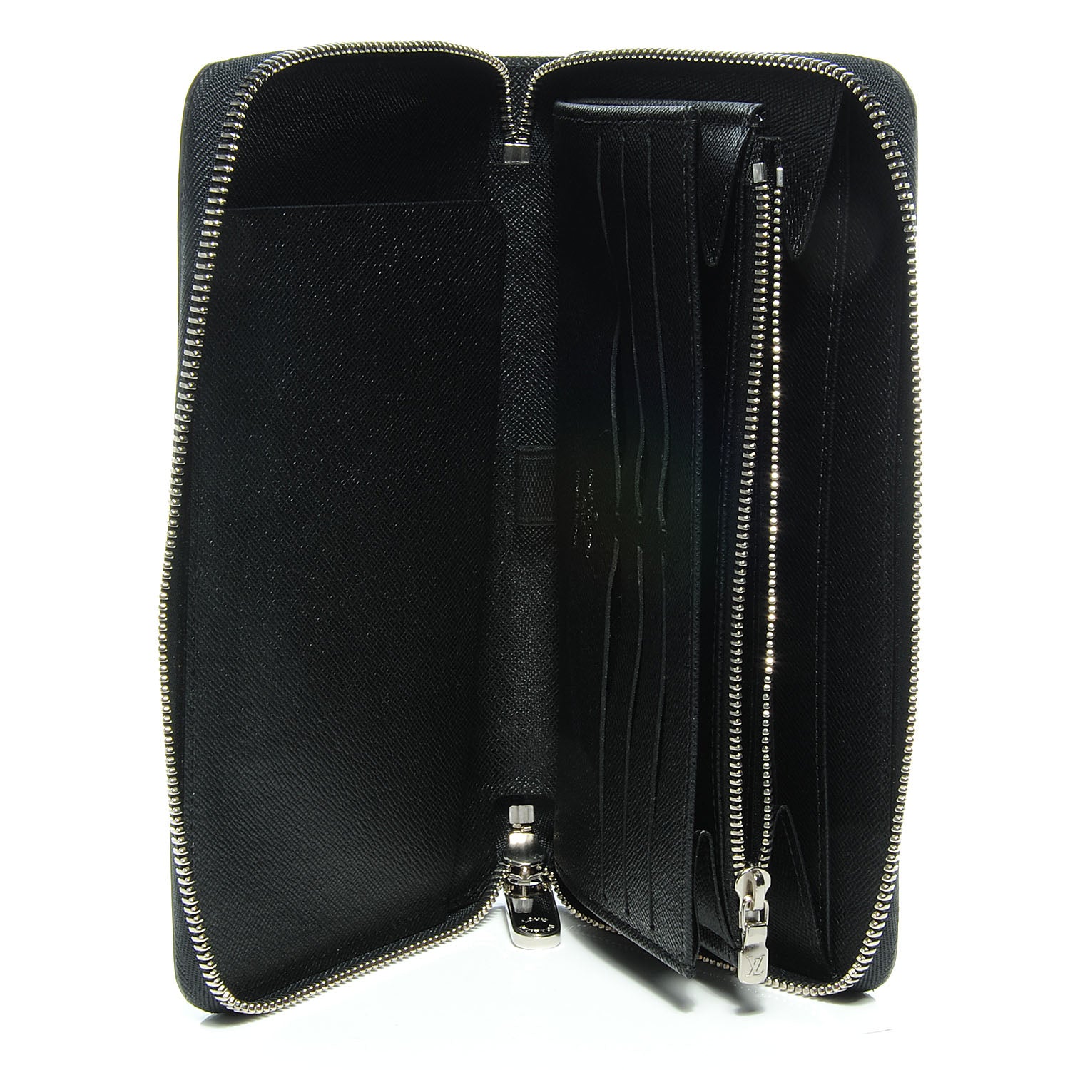 Louis Vuitton Epi Electric Zippy Organizer Wallet Black 4 of 8