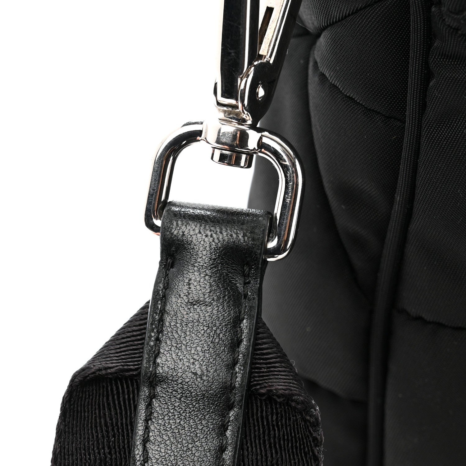Prada Re-Nylon Quilted Padded Flap Shoulder Bag Black 13 of 14