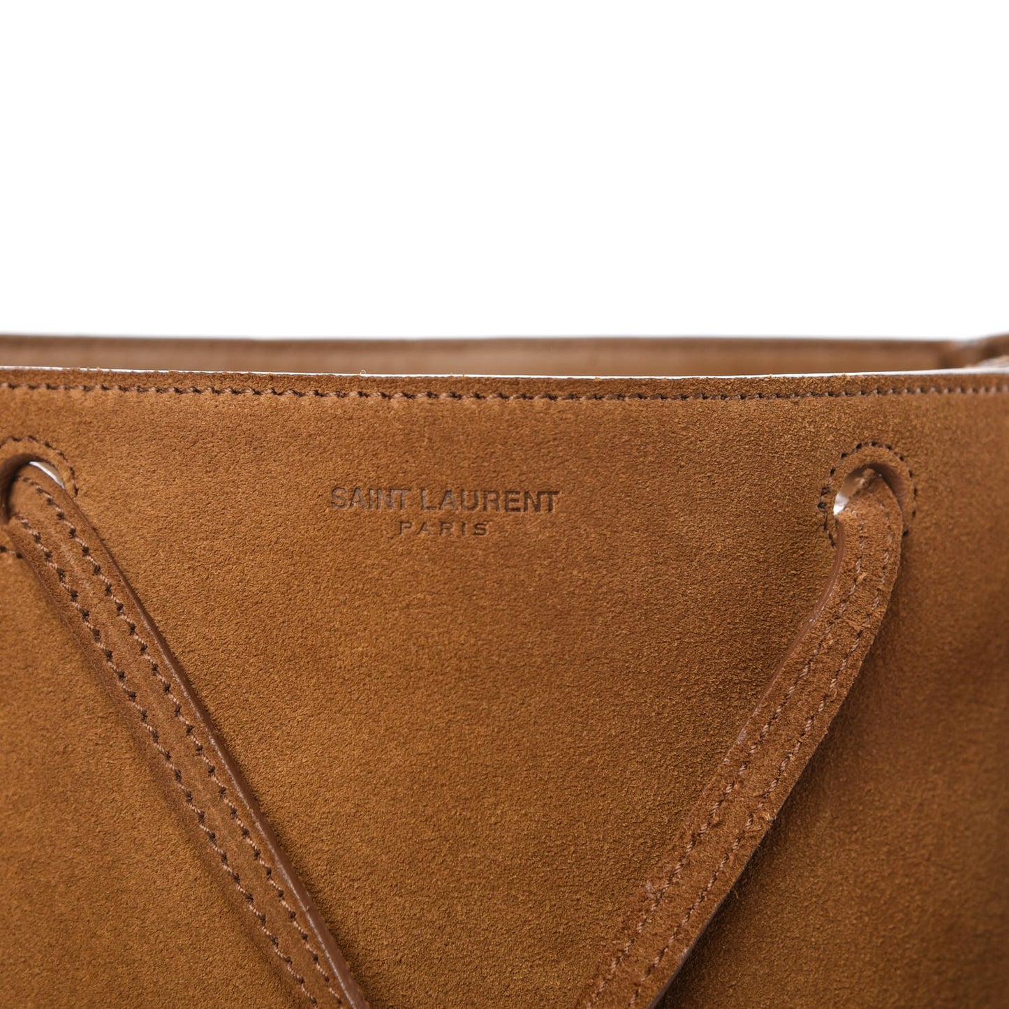 Suede Calfskin Fringe Festival Backpack Light Ocre