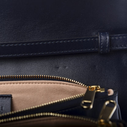 Gucci Crystal Monogram Plutone Calfskin Web Ophidia Flap Messenger Bag Straw Yellow Blue 9 of 15
