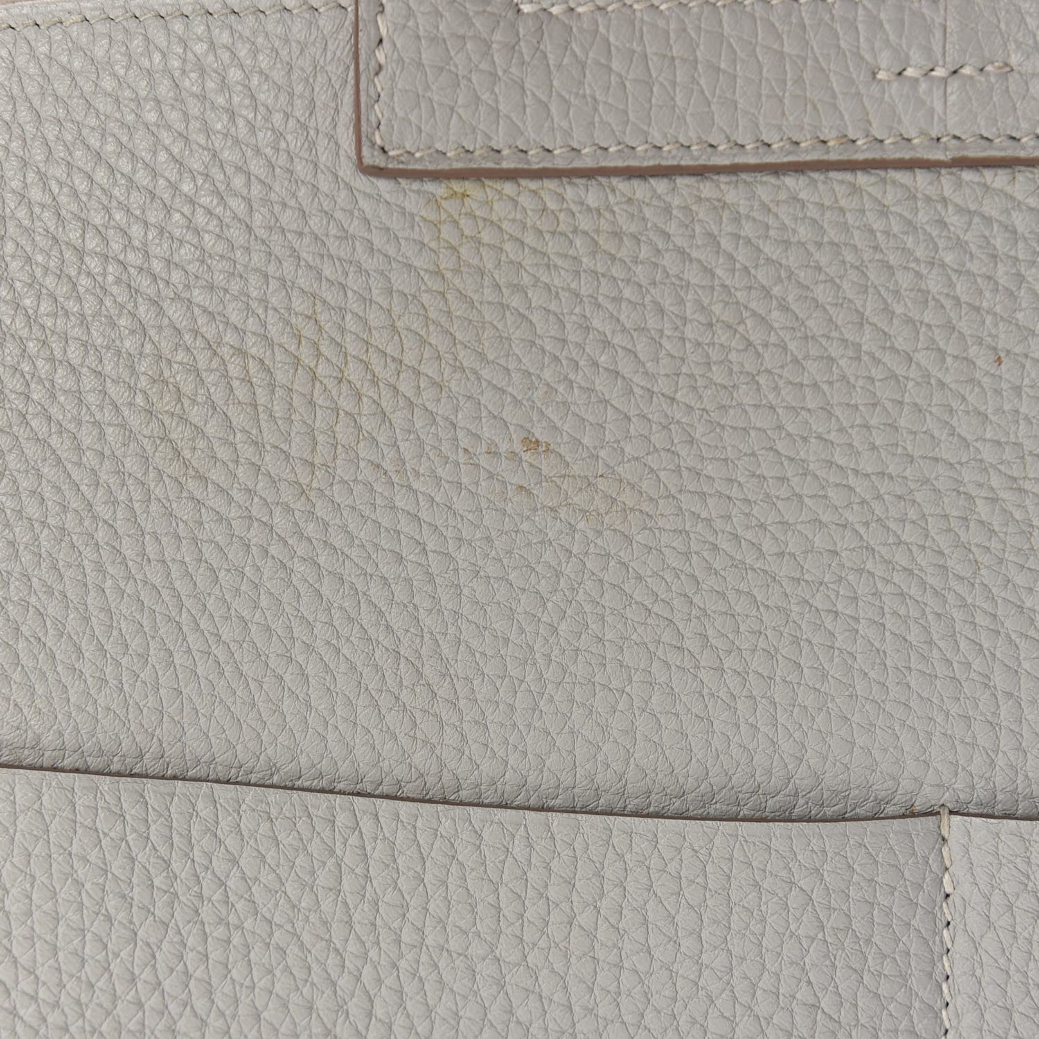 Hermes Taurillon Clemence Halzan 31 Gris Perle 11 of 17